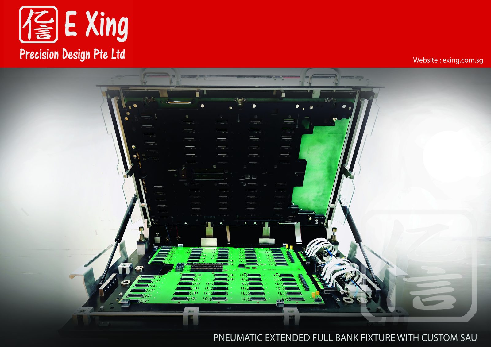 E Xing Pneumatic Extended Full Bank Fixture